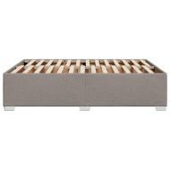 Рамка за легло без матрак, таупе, 140x200 см плат