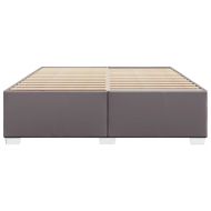 Pамка за легло сива 180x200 см изкуствена кожа