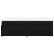 Боксспринг легло с матрак, черно, 120x200 см, плат