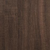 Сайдборд, кафяв дъб, 78x35,5x74,5 см, инженерно дърво