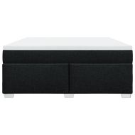 Боксспринг легло с матрак, черно, 180x200 см, плат