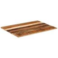 Правоъгълен плот за маса, 60x80 см, 15-16 мм, регенериран масив