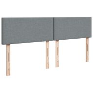 Боксспринг легло с матрак, светлосиво, 180x200 см, плат