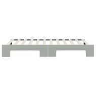 Канапе с изтеглящо легло светлосиво 100x200 см кадифе