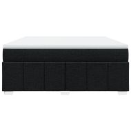 Боксспринг легло с матрак, черно, 180x200 см, плат