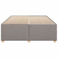 Рамка за легло без матрак, таупе, 160x200 см плат