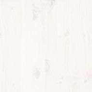 Рамка за легло без матрак, бял, 180x200 см, бор масив