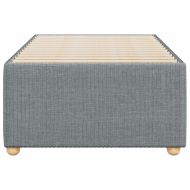 Рамка за легло без матрак, светлосива, 80x200 см, плат