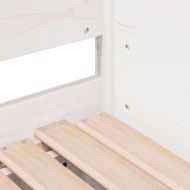 Канапе с изтеглящо разтегателно легло 90x190 см бор масив