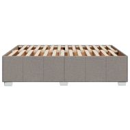 Рамка за легло без матрак, таупе, 140x200 см плат