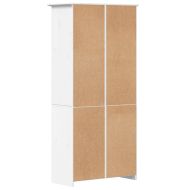 Етажерка за книги BODO бяла 82x40x173 см бор масив