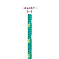 Въже за лодка зелено 10 мм 250 м полипропилен