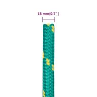 Въже за лодка зелено 18 мм 25 м полипропилен