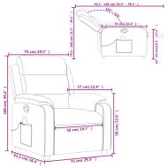 Масажен наклоняем стол, тъмнокафяв, текстил