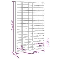 Стенна витрина с 90 отделения 50,5x4,5x79 см