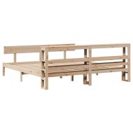 Рамка за легло без матрак, 180x200 см, масивна чамова дървесина