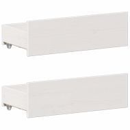 Легло с етажерка за книги, без матрак, 140x200 см, бор масив