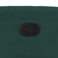 Реклайнер стол, тъмнозелен, кадифе