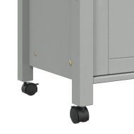 Кухненска количка "MONZA" 60x40x90 см борово дърво масив