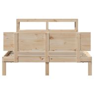 Рамка за легло с табла, 120х200 см, бор масив