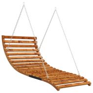 Люлеещо се легло със сенник, масивно дърво смърч с тиков финиш