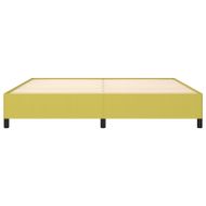 Рамка за легло без матрак, зелена, 200x200 см, плат