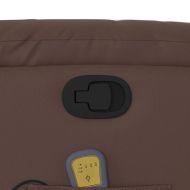 Масажен наклоняем стол, кафяв, изкуствена кожа