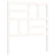 Рамка за легло с табла бяла Small Single дърво масив