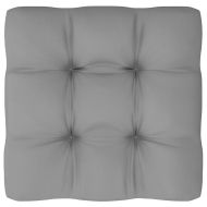 Градинска палетна табуретка бяло импрегнирано борово дърво