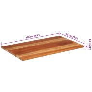 Плот за маса, акациево дърво масив, 25-27 мм, 60x100 cм