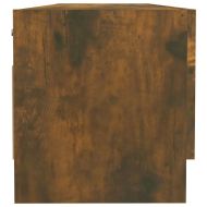 Гардероб, опушен дъб, 100x32,5x35 см, инженерно дърво