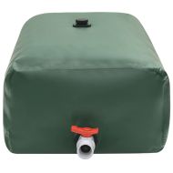 Резервоар за вода с кран, сгъваем, 100 л, PVC