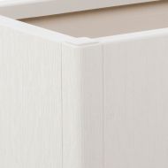 Градински сандък, бял, 80x36x35 см, PP