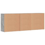 Сайдборди, 3 бр, бетонно сиви, инженерно дърво