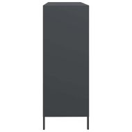 Бюфет, антрацит, 135x39x103,5 см, студеновалцувана стомана