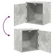 Гаражен стенен шкаф Бетон Сив Инженерна дървесина