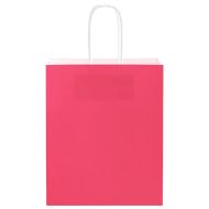 Хартиени торбички 50 бр с дръжки розови 18x8x22 см