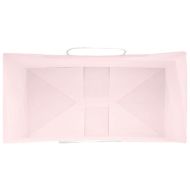Хартиени торбички 250 бр с дръжки розови 32x17x25 см