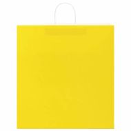 Хартиени торбички 50 бр с дръжки жълти 45x17x48 см