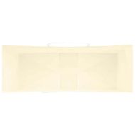 Хартиени торбички 50 бр с дръжки жълти 45x17x48 см