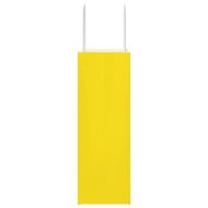 Хартиени торбички 50 бр с дръжки жълти 21x11x31 см