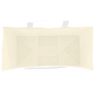 Хартиени торбички 50 бр с дръжки жълти 18x8x22 см