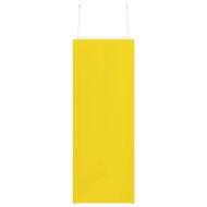 Хартиени торбички 50 бр с дръжки жълти 32x17x44 см