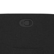 Изправящ реклайнер стол, черен, текстил