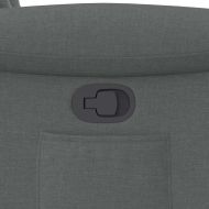 Реклайнер, тъмносив, текстил