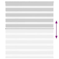 Зеброва щора 135x150 см Ширина на плата 130,9 см Полиестер