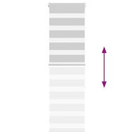 Зеброва щора 50x150 см ширина на плата 45,9 cm полиестер