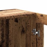 Шкаф за книги от старо дърво 82,5x30,5x80cm Инженерна дървесина