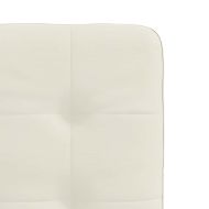 Трапезни столове, 4 бр, кремави, кадифе