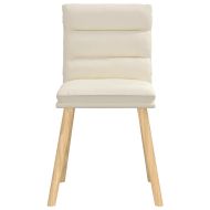 Трапезни столове, 6 бр, тапицерия от лен